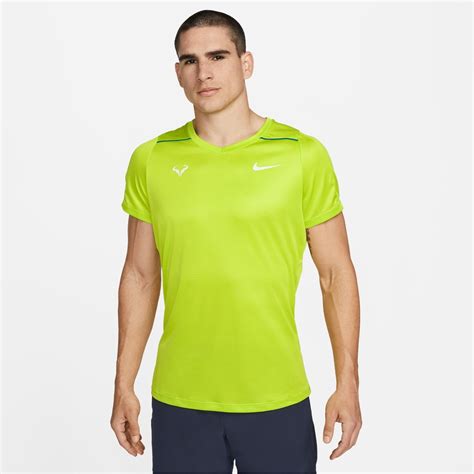 nike herren tennisshirt premier rafa crew grün|Rafa Men's Dri.